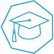 Graduation cap icon