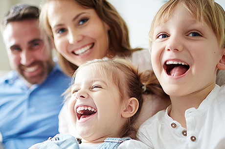 Family Laughing