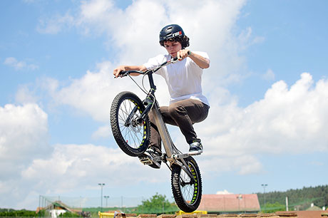 boy on bike