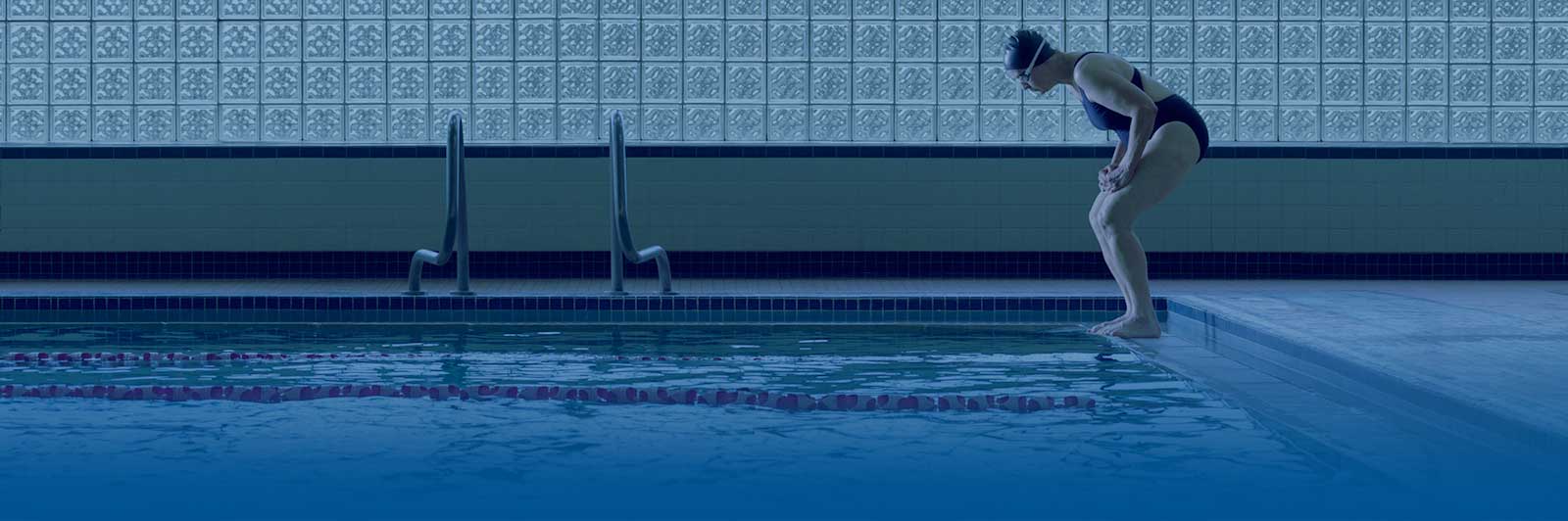 swimming woman